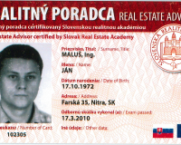 Ján Realitný maklér